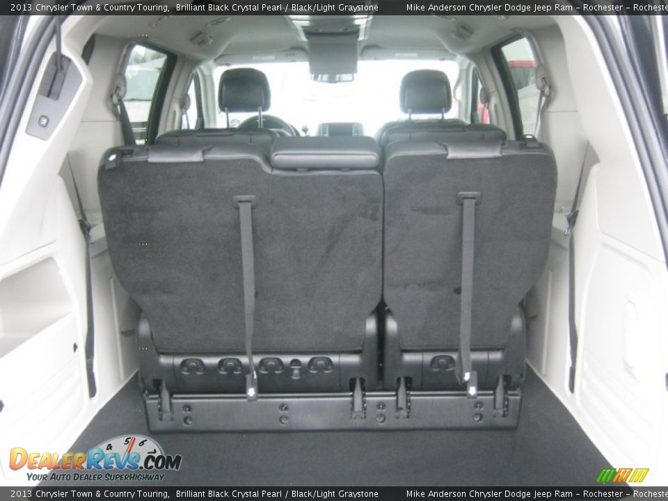 2013 Chrysler Town & Country Touring Brilliant Black Crystal Pearl / Black/Light Graystone Photo #23