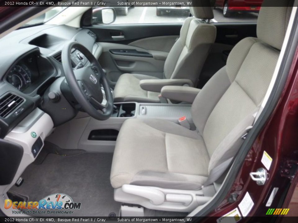 Front Seat of 2012 Honda CR-V EX 4WD Photo #7