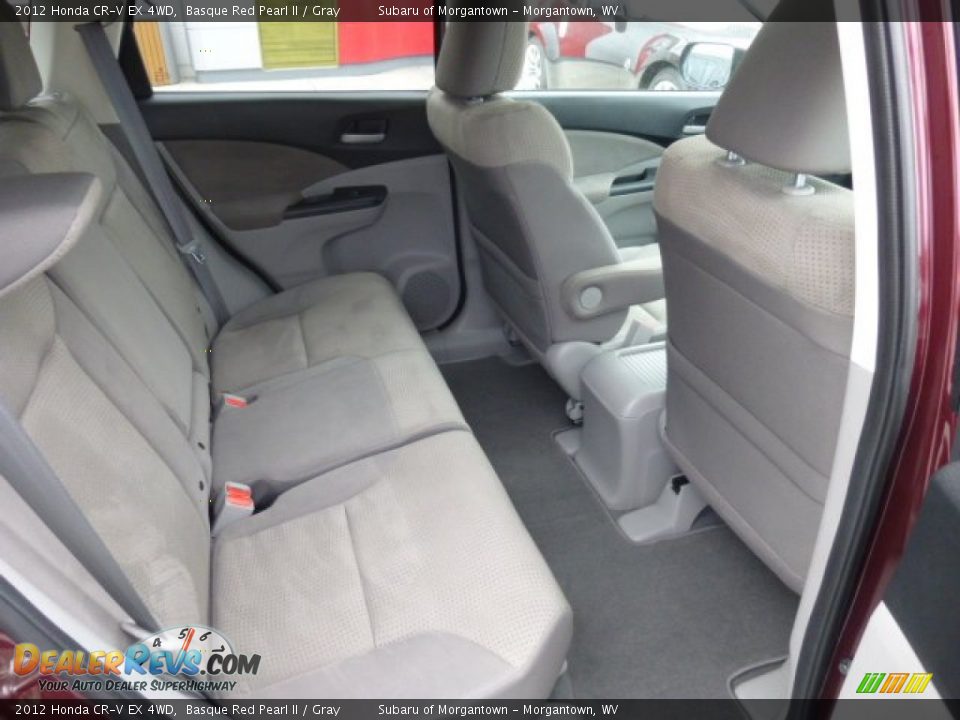 2012 Honda CR-V EX 4WD Basque Red Pearl II / Gray Photo #13