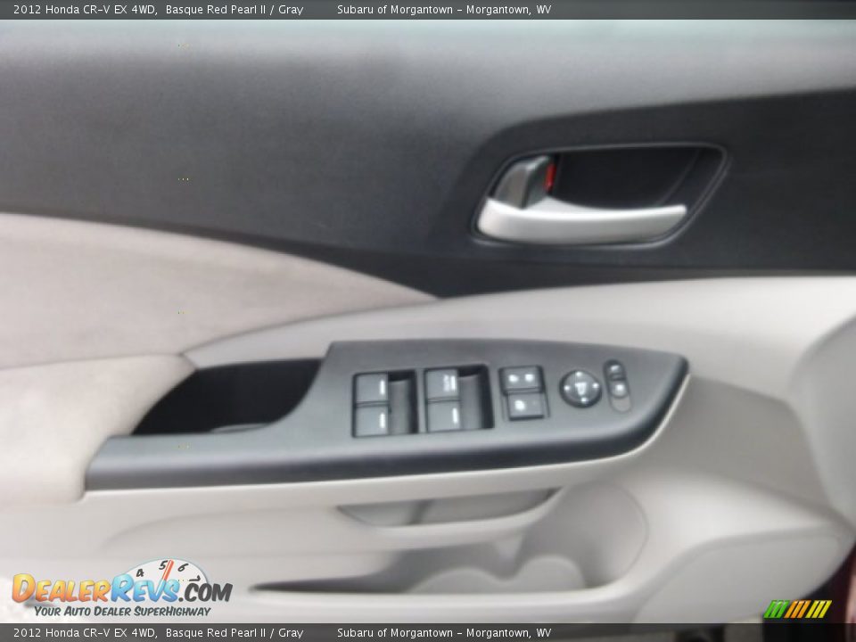 2012 Honda CR-V EX 4WD Basque Red Pearl II / Gray Photo #16