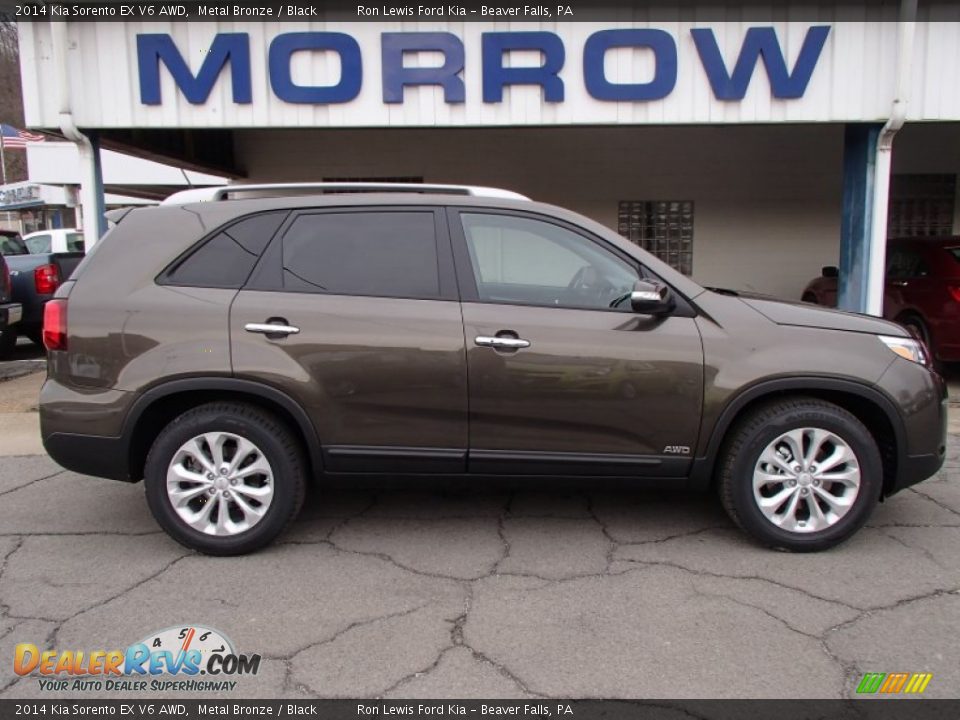 2014 Kia Sorento EX V6 AWD Metal Bronze / Black Photo #1