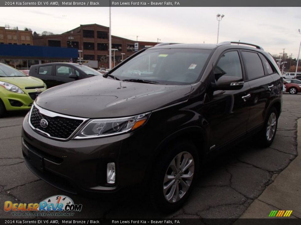 2014 Kia Sorento EX V6 AWD Metal Bronze / Black Photo #4