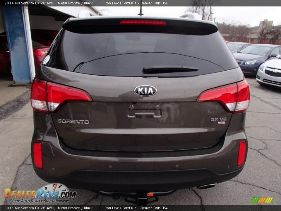 2014 Kia Sorento EX V6 AWD Metal Bronze / Black Photo #7