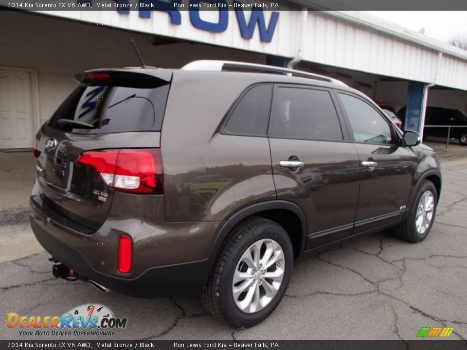 2014 Kia Sorento EX V6 AWD Metal Bronze / Black Photo #8