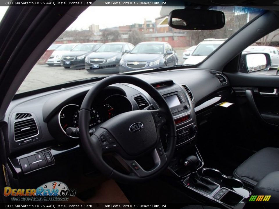 2014 Kia Sorento EX V6 AWD Metal Bronze / Black Photo #10