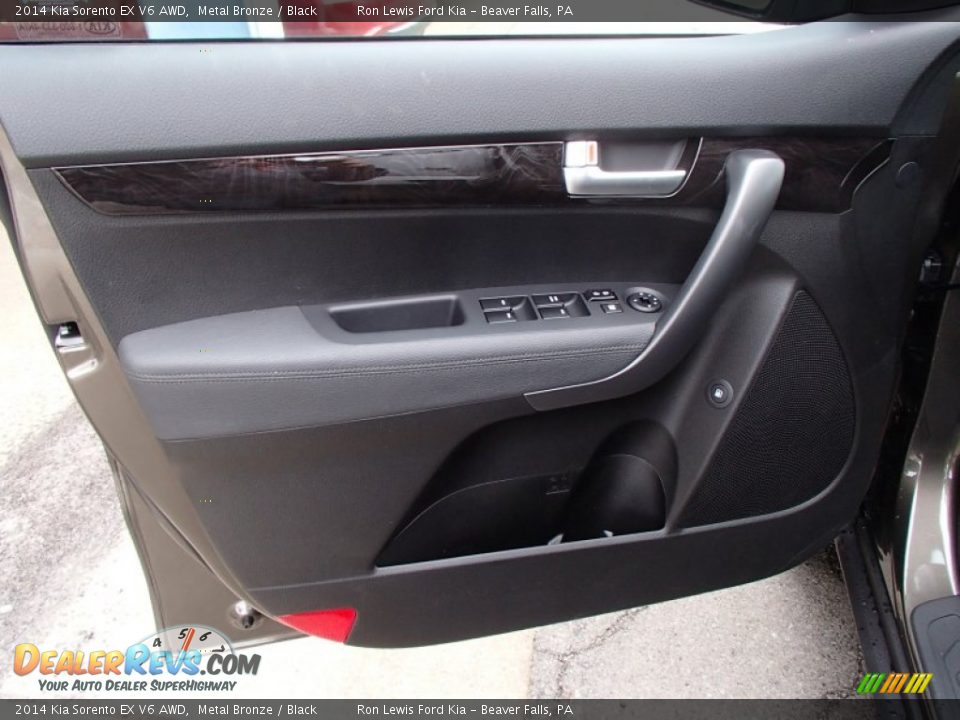 2014 Kia Sorento EX V6 AWD Metal Bronze / Black Photo #12