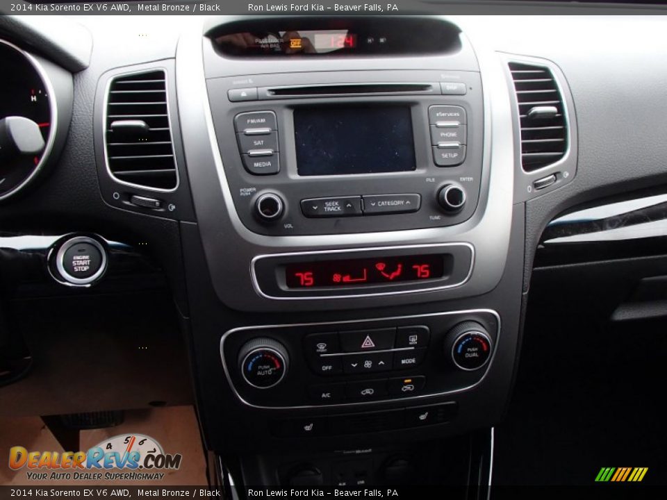 2014 Kia Sorento EX V6 AWD Metal Bronze / Black Photo #16