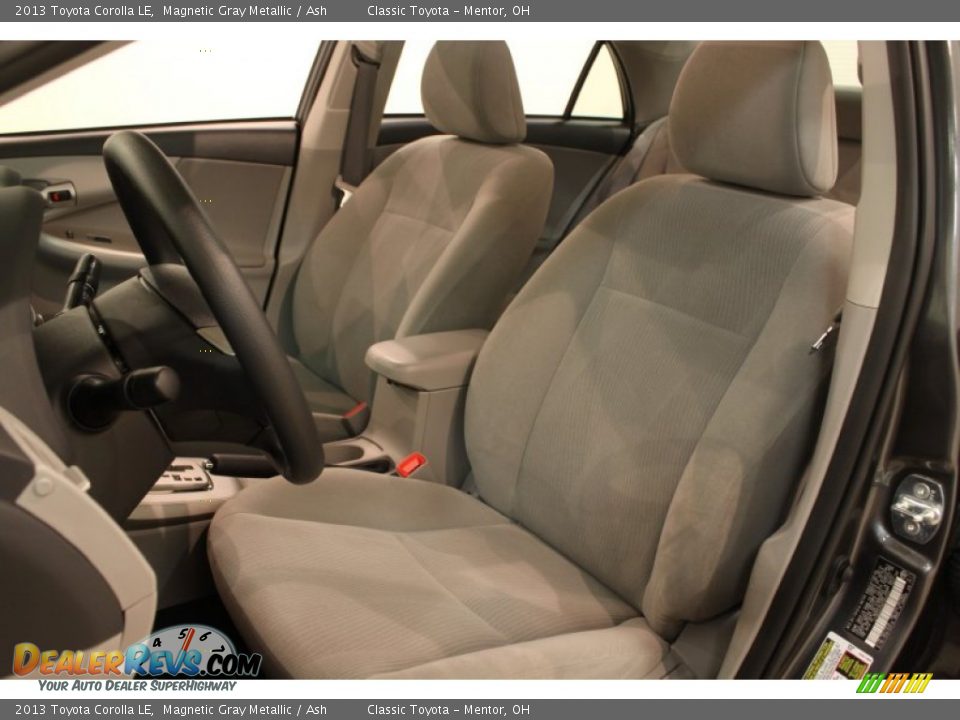 Front Seat of 2013 Toyota Corolla LE Photo #6