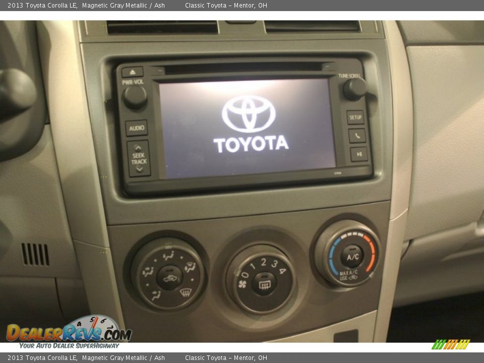 2013 Toyota Corolla LE Magnetic Gray Metallic / Ash Photo #9
