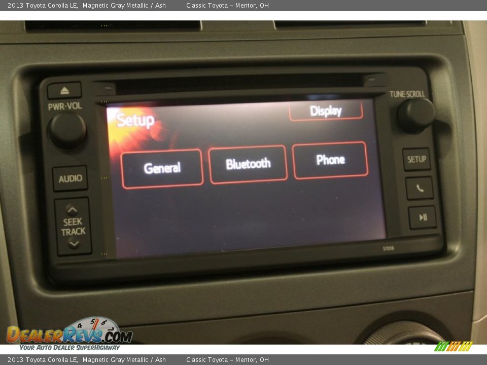 2013 Toyota Corolla LE Magnetic Gray Metallic / Ash Photo #13
