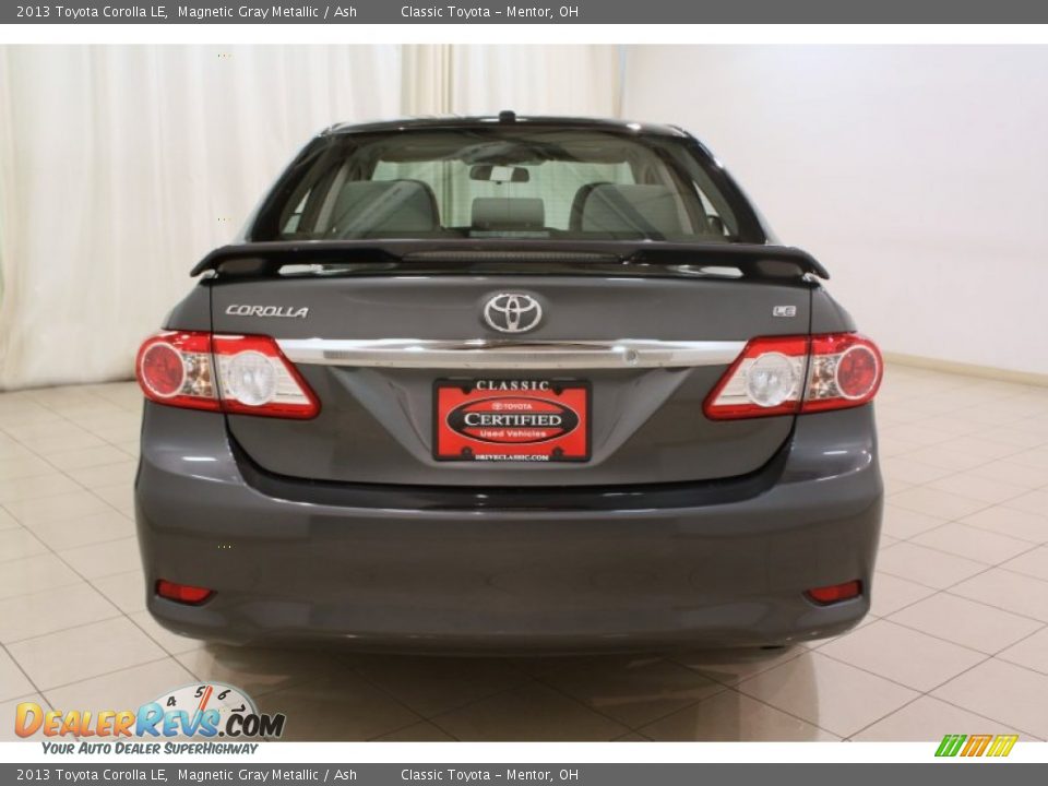 2013 Toyota Corolla LE Magnetic Gray Metallic / Ash Photo #19