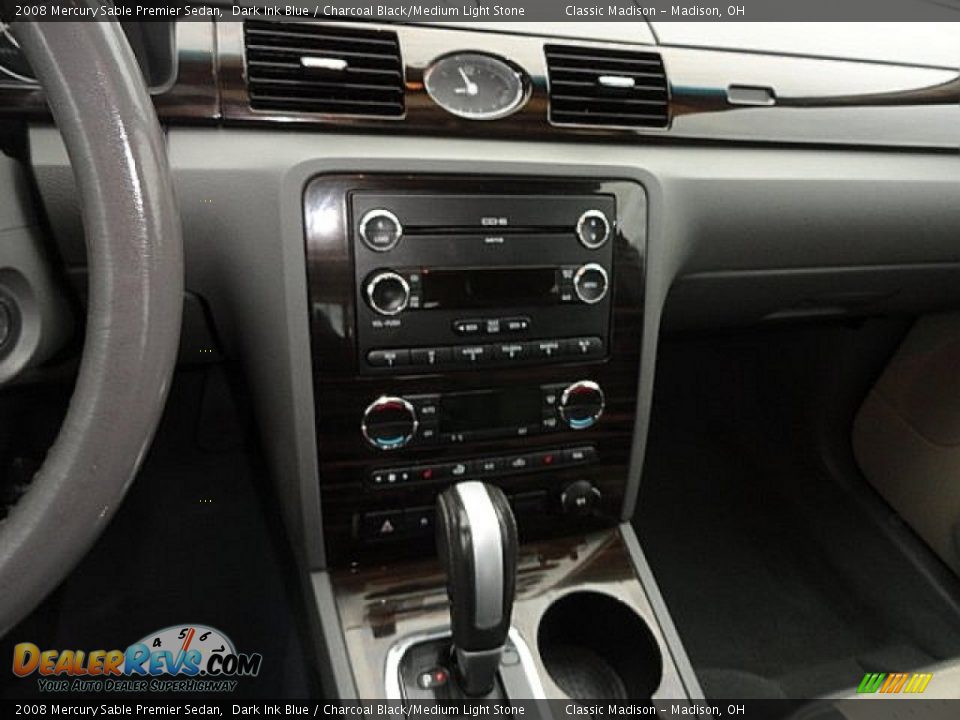 2008 Mercury Sable Premier Sedan Dark Ink Blue / Charcoal Black/Medium Light Stone Photo #3