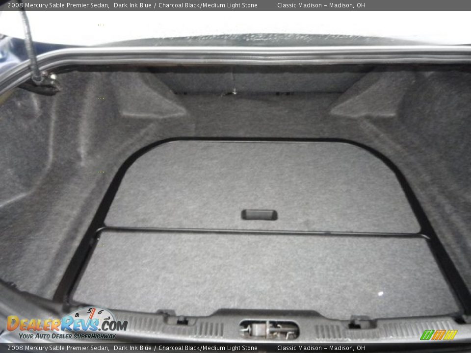 2008 Mercury Sable Premier Sedan Dark Ink Blue / Charcoal Black/Medium Light Stone Photo #10