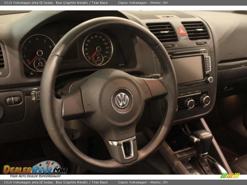 2010 Volkswagen Jetta SE Sedan Steering Wheel Photo #7