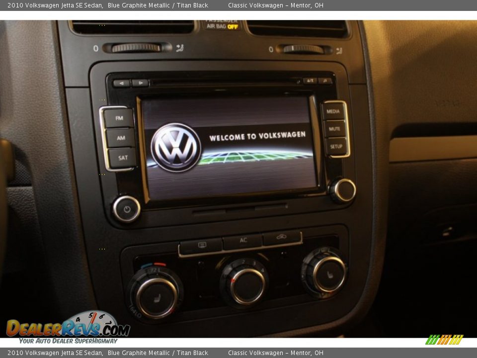 2010 Volkswagen Jetta SE Sedan Blue Graphite Metallic / Titan Black Photo #9