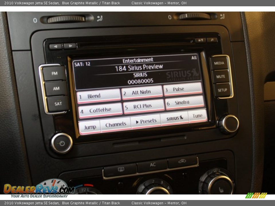 2010 Volkswagen Jetta SE Sedan Blue Graphite Metallic / Titan Black Photo #12