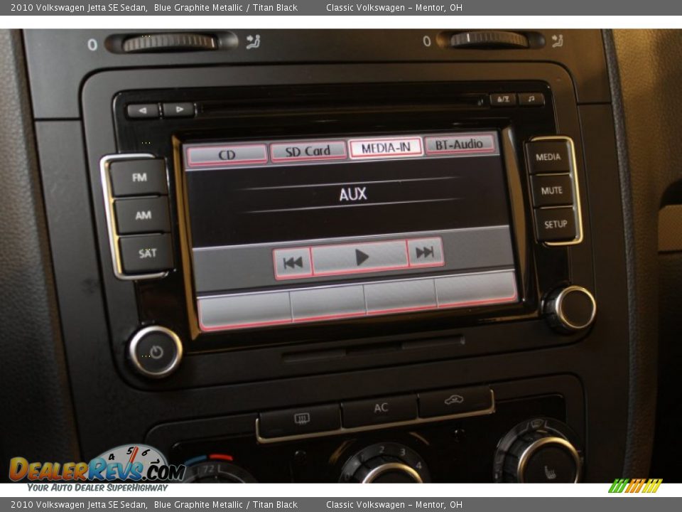 2010 Volkswagen Jetta SE Sedan Blue Graphite Metallic / Titan Black Photo #13