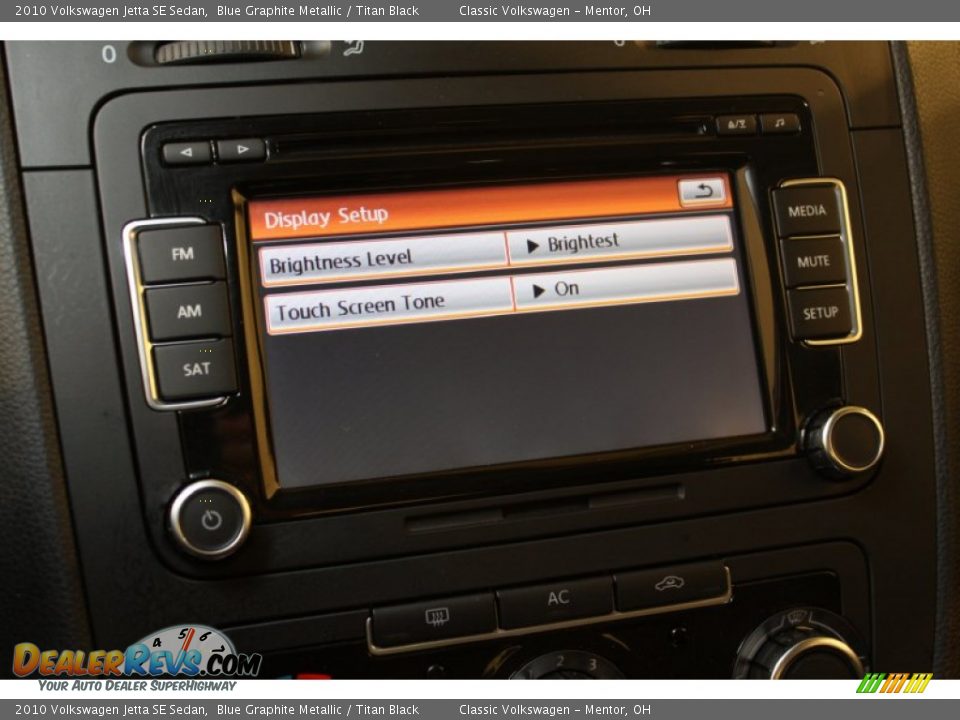 2010 Volkswagen Jetta SE Sedan Blue Graphite Metallic / Titan Black Photo #17