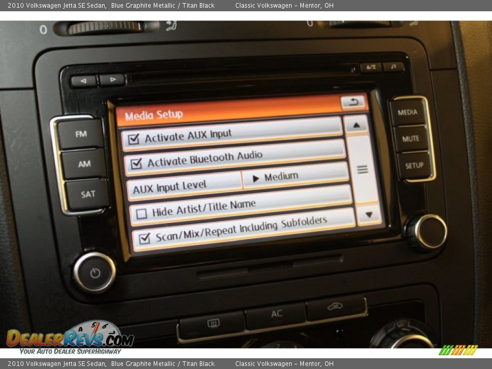 2010 Volkswagen Jetta SE Sedan Blue Graphite Metallic / Titan Black Photo #18