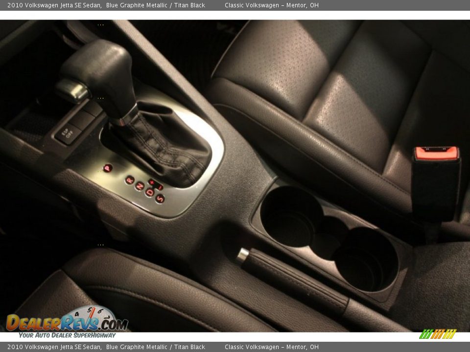 2010 Volkswagen Jetta SE Sedan Blue Graphite Metallic / Titan Black Photo #20