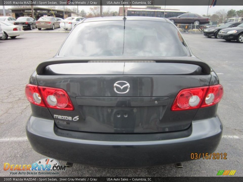 2005 Mazda MAZDA6 i Sport Sedan Steel Gray Metallic / Gray Photo #3