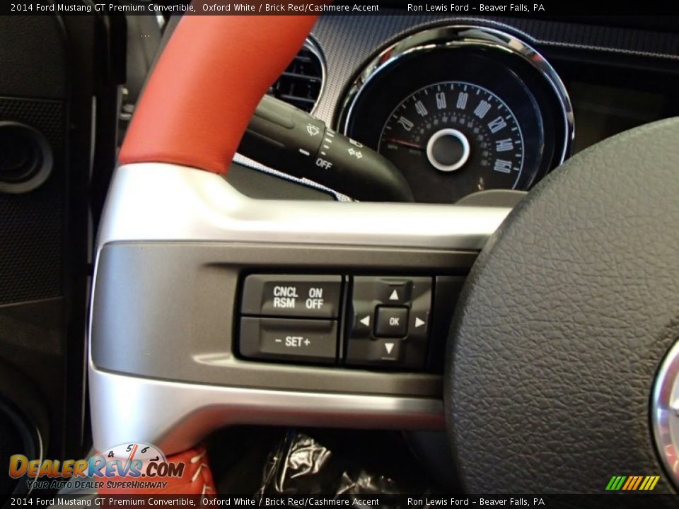 Controls of 2014 Ford Mustang GT Premium Convertible Photo #16