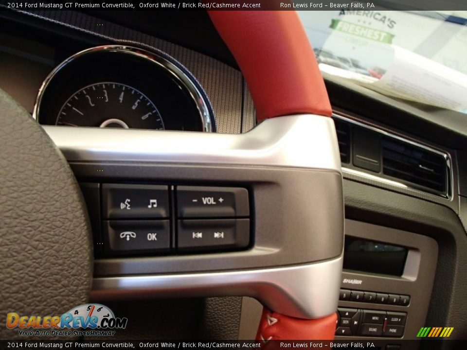 Controls of 2014 Ford Mustang GT Premium Convertible Photo #17