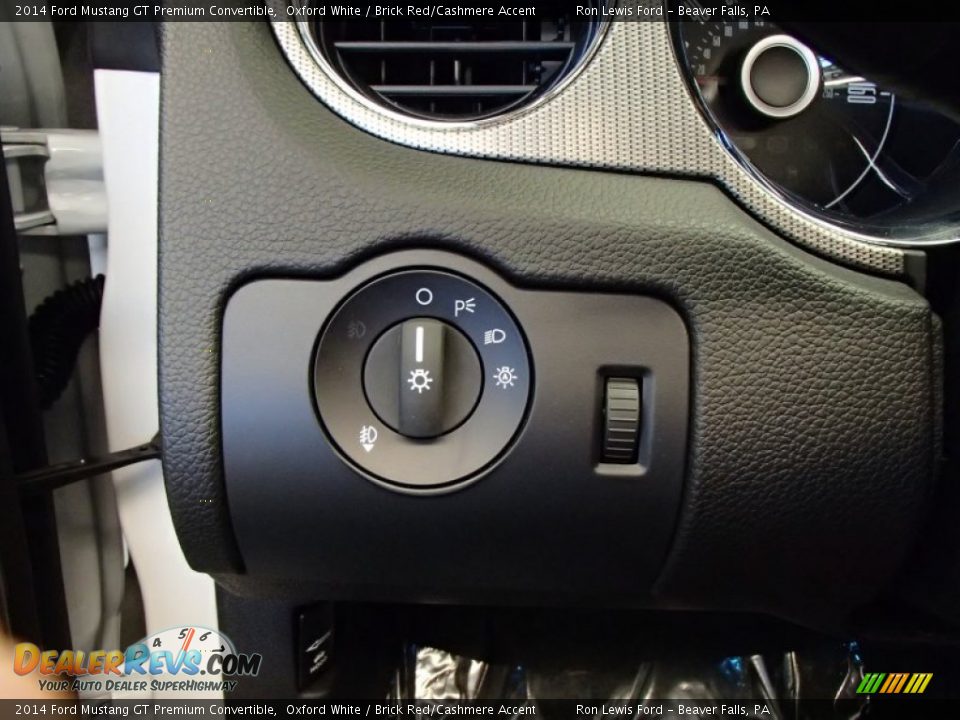 Controls of 2014 Ford Mustang GT Premium Convertible Photo #18