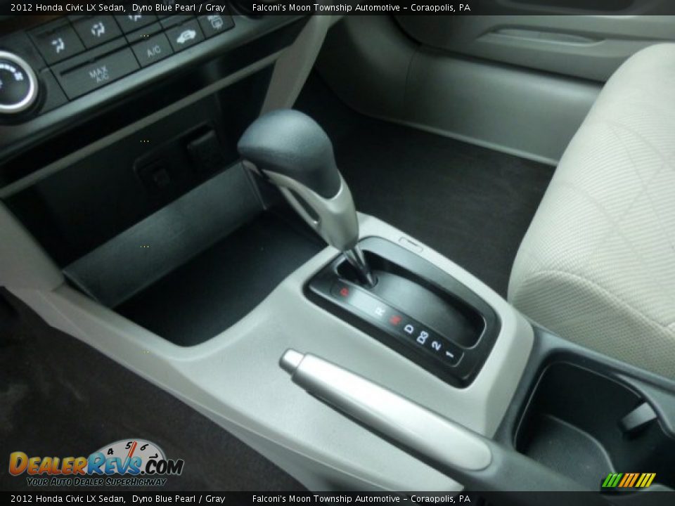 2012 Honda Civic LX Sedan Dyno Blue Pearl / Gray Photo #21
