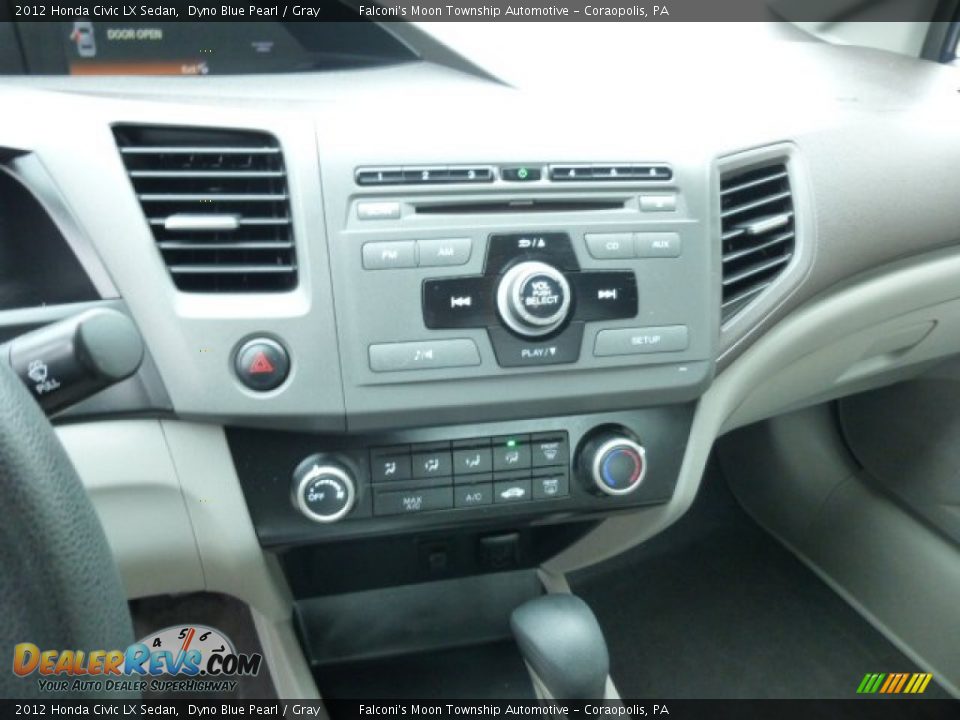 2012 Honda Civic LX Sedan Dyno Blue Pearl / Gray Photo #23