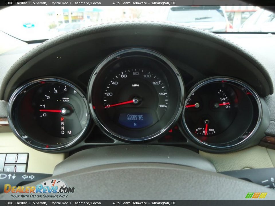 2008 Cadillac CTS Sedan Gauges Photo #27