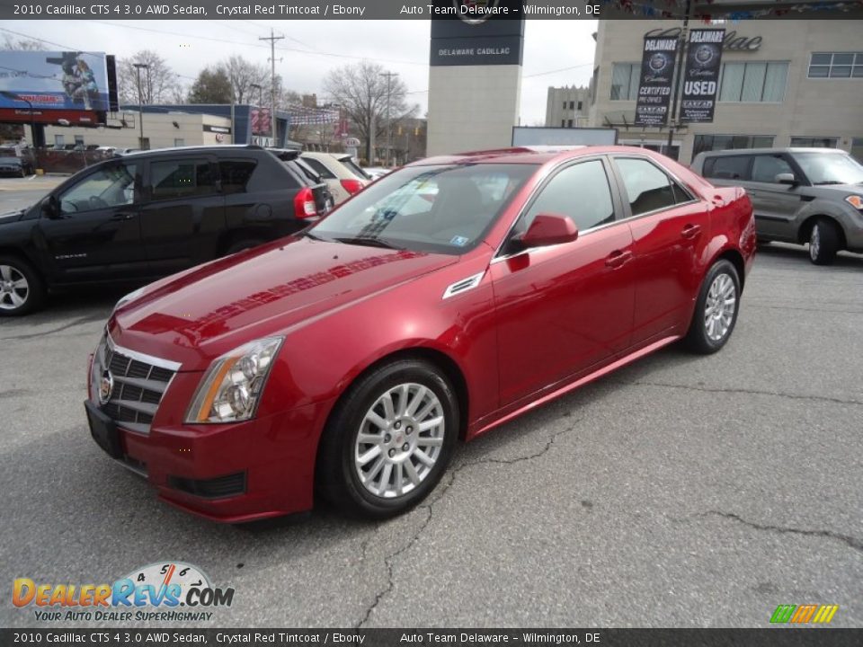 2010 Cadillac CTS 4 3.0 AWD Sedan Crystal Red Tintcoat / Ebony Photo #1