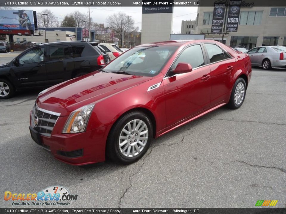 2010 Cadillac CTS 4 3.0 AWD Sedan Crystal Red Tintcoat / Ebony Photo #2