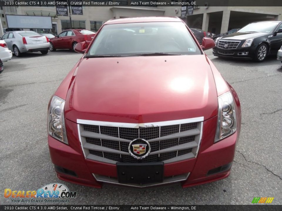 2010 Cadillac CTS 4 3.0 AWD Sedan Crystal Red Tintcoat / Ebony Photo #3