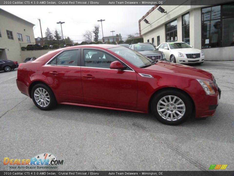 2010 Cadillac CTS 4 3.0 AWD Sedan Crystal Red Tintcoat / Ebony Photo #5