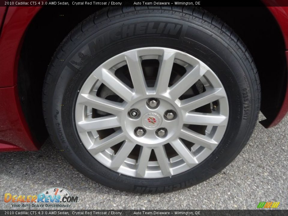 2010 Cadillac CTS 4 3.0 AWD Sedan Crystal Red Tintcoat / Ebony Photo #10