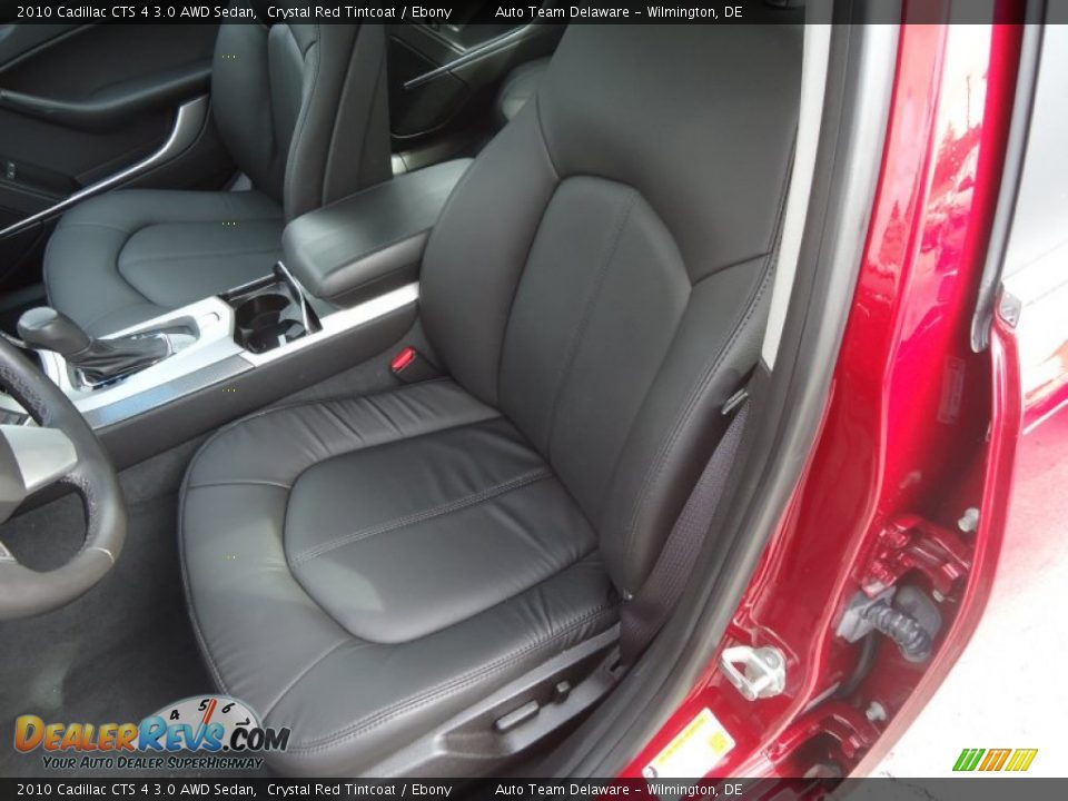 2010 Cadillac CTS 4 3.0 AWD Sedan Crystal Red Tintcoat / Ebony Photo #12
