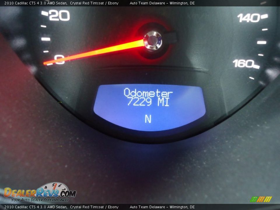 2010 Cadillac CTS 4 3.0 AWD Sedan Crystal Red Tintcoat / Ebony Photo #13