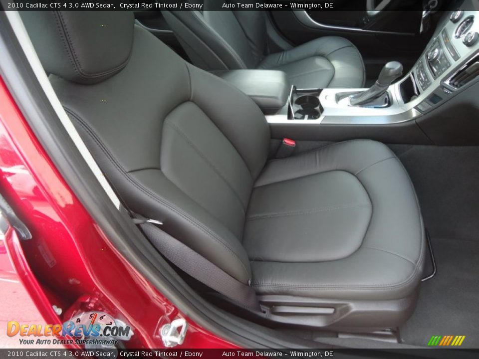 2010 Cadillac CTS 4 3.0 AWD Sedan Crystal Red Tintcoat / Ebony Photo #15