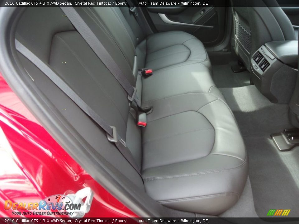 2010 Cadillac CTS 4 3.0 AWD Sedan Crystal Red Tintcoat / Ebony Photo #16
