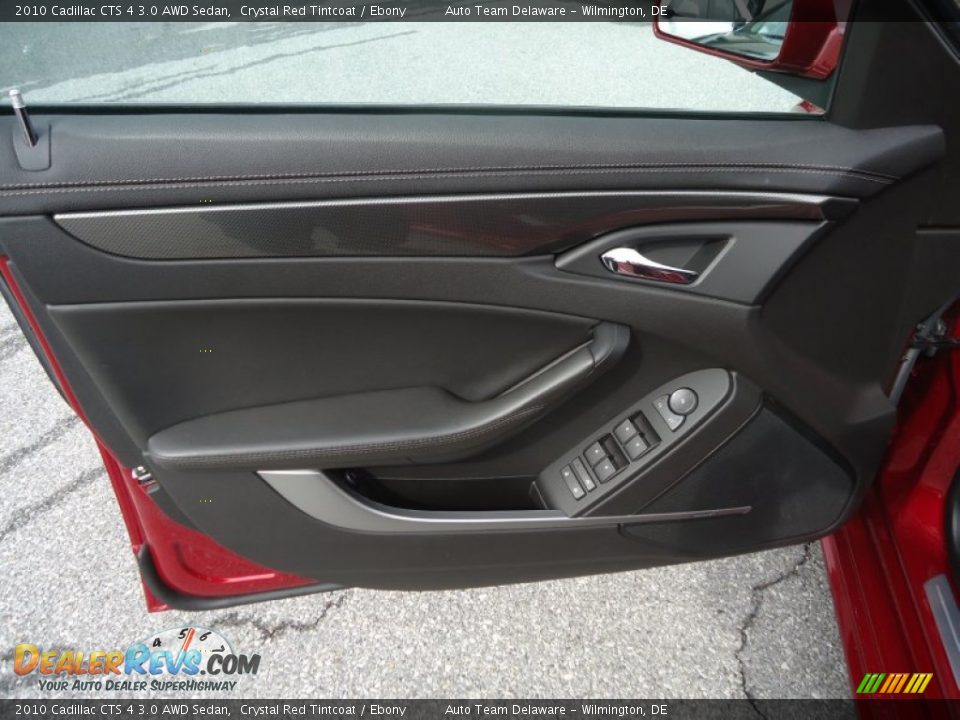 2010 Cadillac CTS 4 3.0 AWD Sedan Crystal Red Tintcoat / Ebony Photo #18
