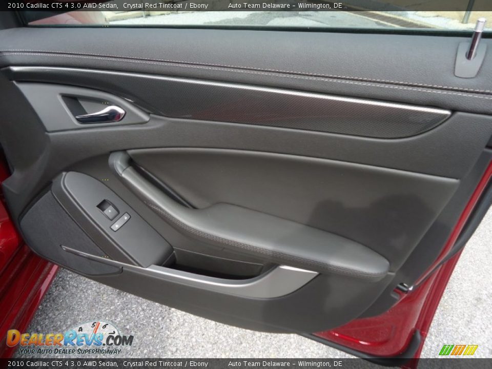2010 Cadillac CTS 4 3.0 AWD Sedan Crystal Red Tintcoat / Ebony Photo #19