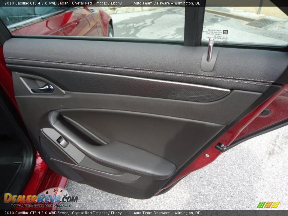 2010 Cadillac CTS 4 3.0 AWD Sedan Crystal Red Tintcoat / Ebony Photo #20