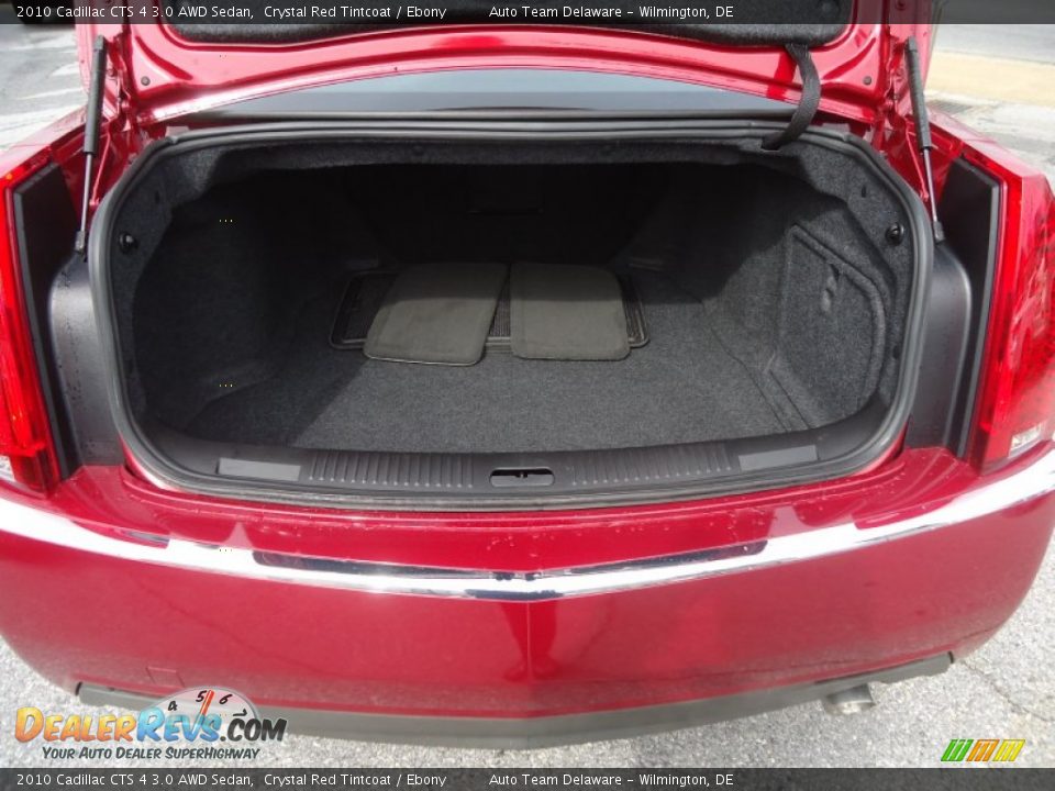 2010 Cadillac CTS 4 3.0 AWD Sedan Crystal Red Tintcoat / Ebony Photo #21
