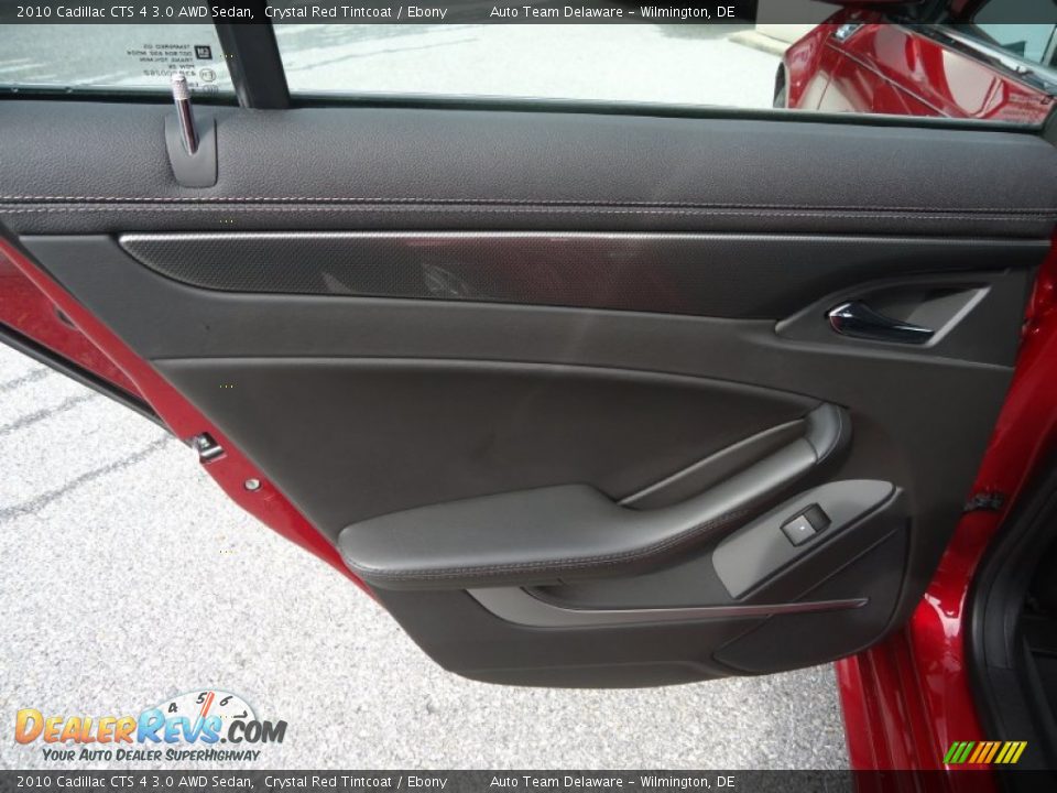 2010 Cadillac CTS 4 3.0 AWD Sedan Crystal Red Tintcoat / Ebony Photo #22
