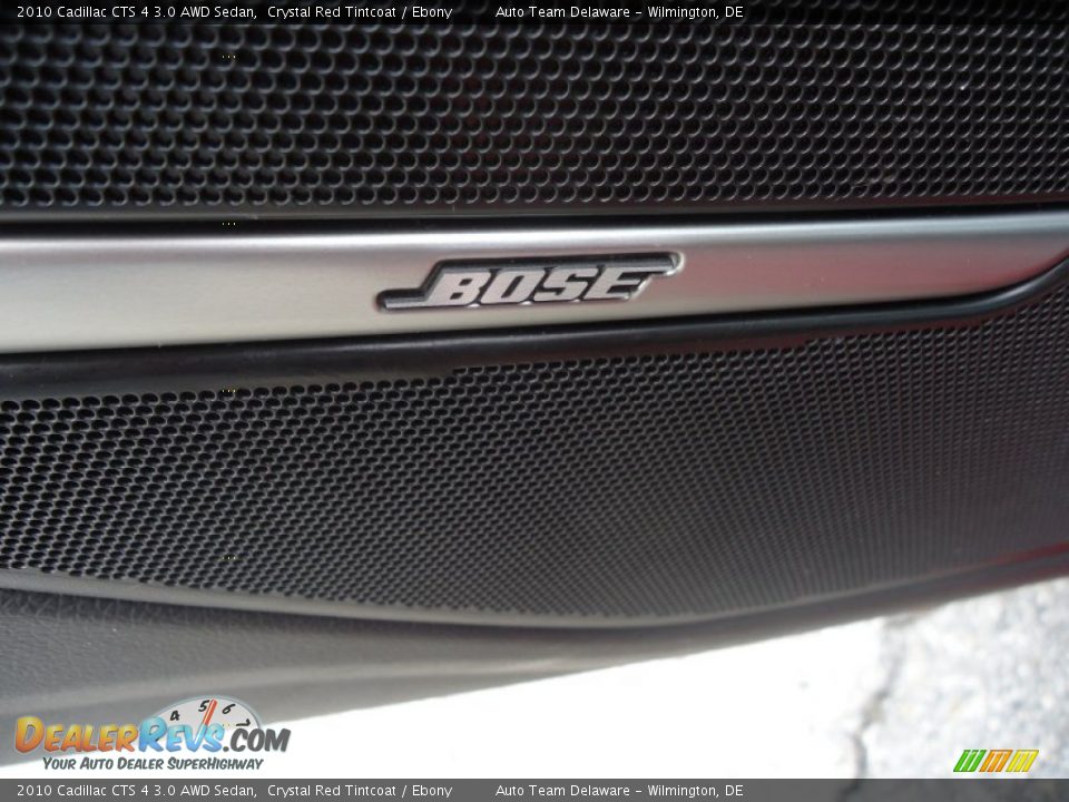 2010 Cadillac CTS 4 3.0 AWD Sedan Crystal Red Tintcoat / Ebony Photo #23