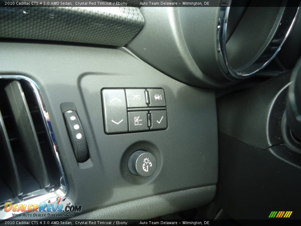2010 Cadillac CTS 4 3.0 AWD Sedan Crystal Red Tintcoat / Ebony Photo #24