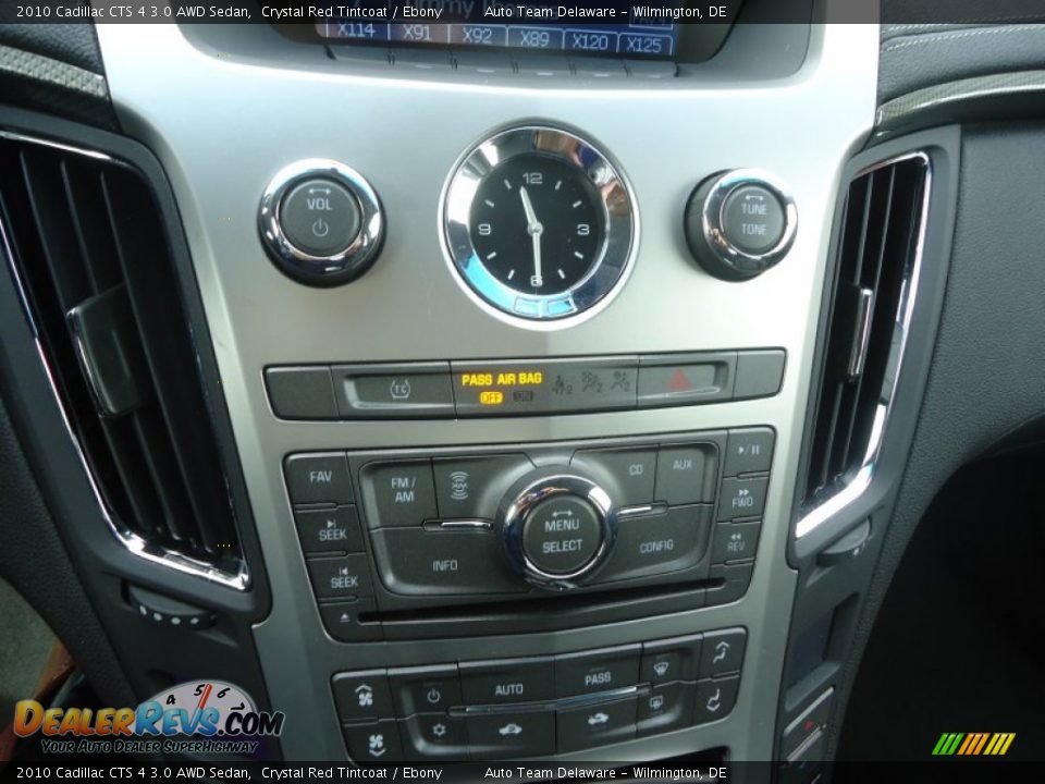 2010 Cadillac CTS 4 3.0 AWD Sedan Crystal Red Tintcoat / Ebony Photo #27