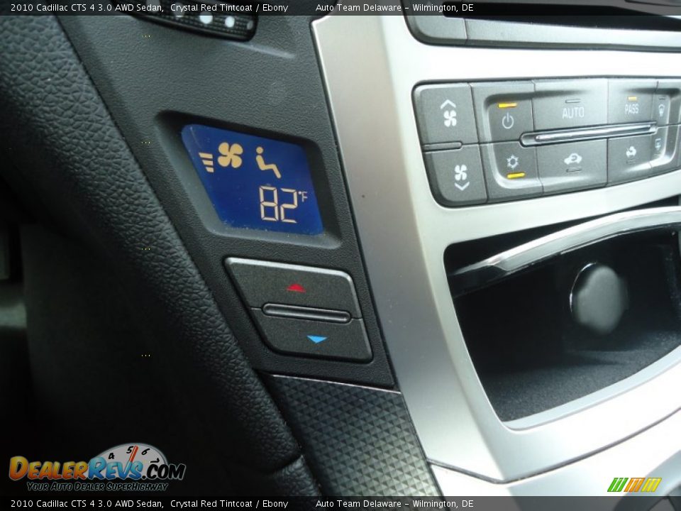 2010 Cadillac CTS 4 3.0 AWD Sedan Crystal Red Tintcoat / Ebony Photo #28
