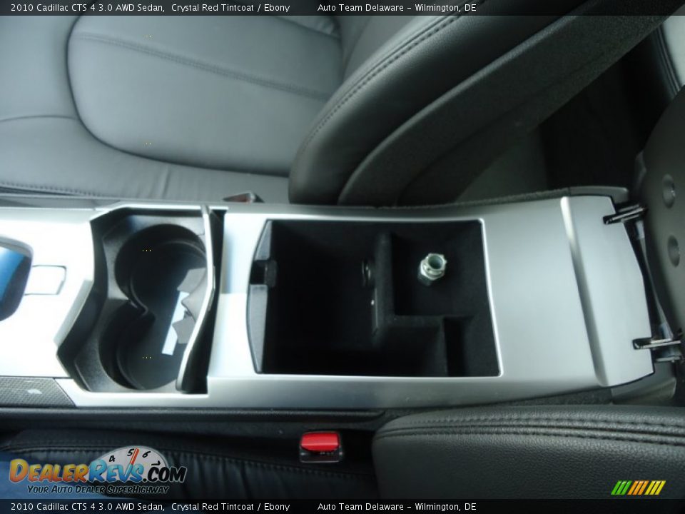 2010 Cadillac CTS 4 3.0 AWD Sedan Crystal Red Tintcoat / Ebony Photo #29